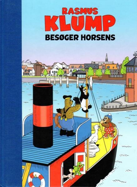 Children's book DANISH - Rasmus Klump Besoger Horsens - Petzi - Hardcover